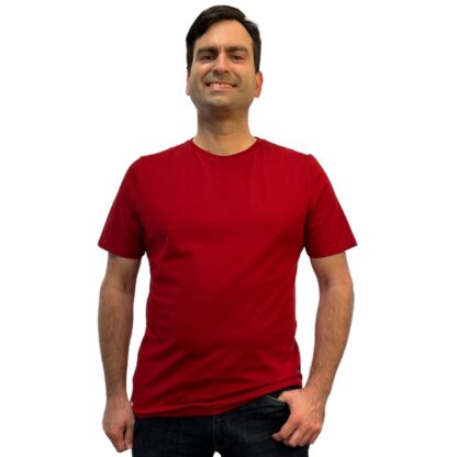 TShirt_rot_Männer_Biobaumwolle_Fairfashion