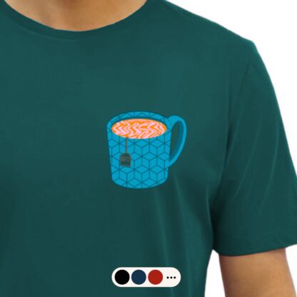 TshirtPrint_Mann_Tee_Petrol
