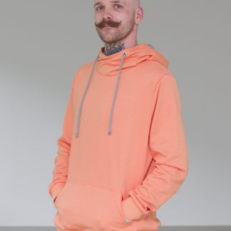 hoodie_oRV_bio_baumwolle_mann_papaya01
